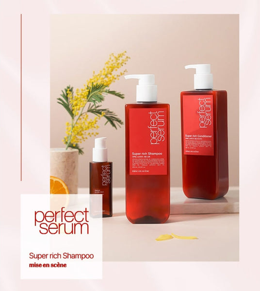 Mise-en-scene Perfect Super Rich Serum Shampoo 680ml from Korea by Mise-en-scene