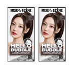 2 x Mise-en-scene New Hello Bubble Foam Hair Color 7A Ash Taupe Grey 100g from Korea