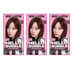 3 x Mise-en-scene New Hello Bubble Foam Hair Color (3RB Red Brown) 100g from Korea