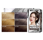2 x Mise-en-scene New Hello Bubble Foam Hair Color 7A Ash Taupe Grey 100g from Korea