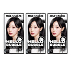 3 x Mise-en-scene New Hello Bubble Foam Hair Color (3AB Ash Black) 100g from Korea