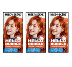 3 x Mise-en-scene New Hello Bubble Foam Hair Color (8O Sunset Orange) 100g from Korea