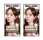2 x Mise-en-scene New Hello Bubble Foam Hair Color (6N Choco Brown) 100g from Korea