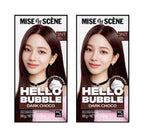 2 x Mise-en-scene New Hello Bubble Foam Hair Color (3NT Dark Choco) 100g from Korea