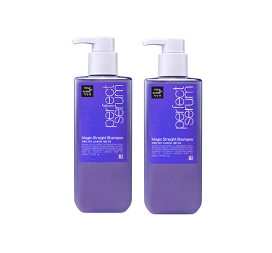 2 X Mise-en-scene Perfect Magic Straight Serum Shampoo 530ml from Korea