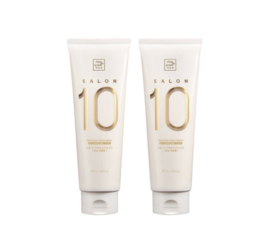 2 X Mise-en-scene Salon 10 Protein Treatment for Damaged Hair 250ml from Korea by Mise-en-scene