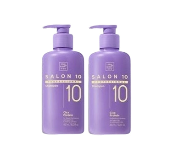 2 X Mise-en-scene Salon 10 Professional Cica Protein Shampoo 480ml from Korea