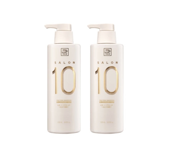 2 X Mise-en-scene Salon 10 Protein Shampoo for Damaged Hair 500ml from Korea
