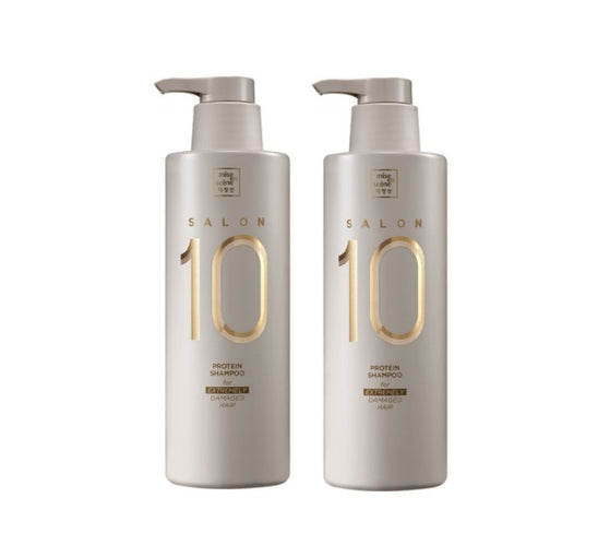 2 X Mise-en-scene Salon 10 Protein Shampoo for Extremely Damaged Hair 500ml from Korea