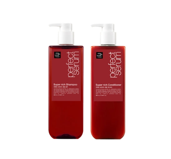 Mise-en-scene Perfect Super Rich Serum Shampoo 680ml + Conditioner 680ml from Korea by Mise-en-scene
