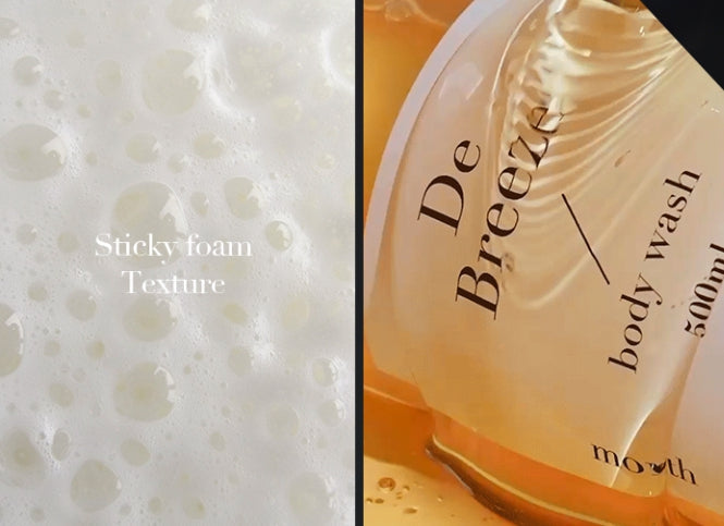 [2 Items] Month & Days Perfume Body Wash 500ml & Lotion 500ml (De Breeze) from Korea
