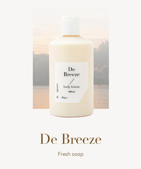 [2 Items] Month & Days Perfume Body Wash 500ml & Lotion 500ml (De Breeze) from Korea