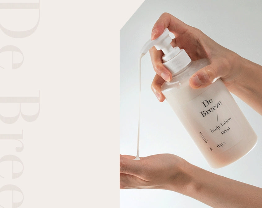 [2 Items] Month & Days Perfume Body Wash 500ml & Lotion 500ml (De Breeze) from Korea