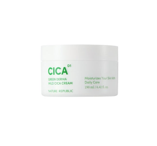 NATURE REPUBLIC Green Derma Mild Cica Cream 190ml from Korea