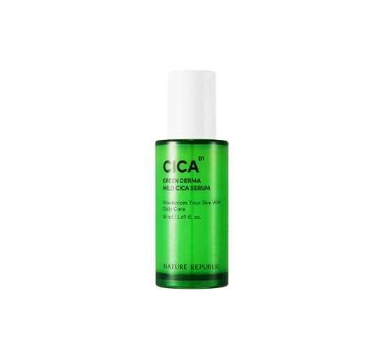 NATURE REPUBLIC Green Derma Mild Cica Serum 50ml from Korea