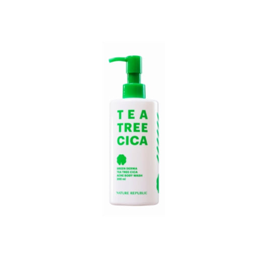 NATURE REPUBLIC Green Derma Tea Tree Cica Acne Body Wash 300ml from Korea