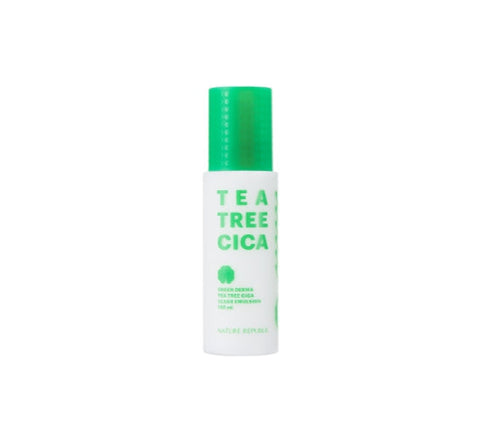 NATURE REPUBLIC Green Derma Tea Tree Cica Clear Emulsion (for acne-prone skin) 130ml from Korea