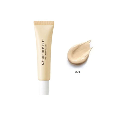 NATURE REPUBLIC Provence Cream Concealer (#21 Light Beige) 15g from Korea