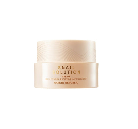 NATURE REPUBLIC Snail Solution Cream 52ml from Korea