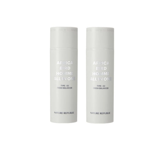2 X [MEN] NATURE REPUBLIC Africa Bird Homme All in One Fresh Balancer 150ml from Korea