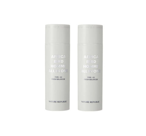 2 X [MEN] NATURE REPUBLIC Africa Bird Homme All in One Fresh Balancer 150ml from Korea
