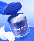 NATURE REPUBLIC Blue Aloe Calming Pore Pad 70 Pads from Korea