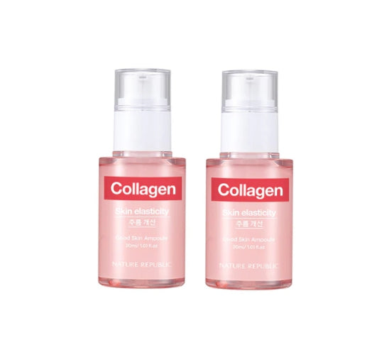 2 X NATURE REPUBLIC Good Skin Ampoule (Collagen) 30ml from Korea