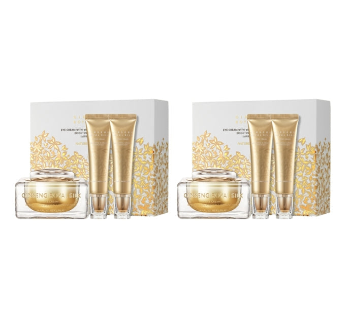 2 x NATURE REPUBLIC Ginseng Royal Silk Eye Cream Set (3 Items) from Korea