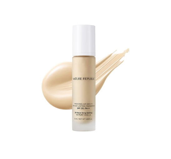 NATURE REPUBLIC Provence Air Skin Fit One Day Lasting Foundation SPF30PA++ (Y21 Pure Vanilla) 32ml  from Korea