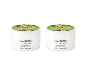 2 x NATURE REPUBLIC Shea Butter Moist Steam Cream for Combination Skin 100ml from Korea