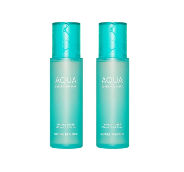 2 x NATURE REPUBLIC Super Aqua Max Watery Toner 150ml from Korea