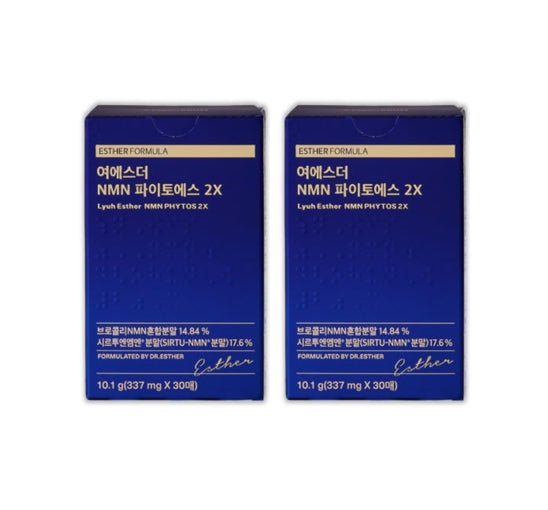 2 X ESTHER FORMULA NMN Phytos 2X, 30 Sheets from Korea_KT