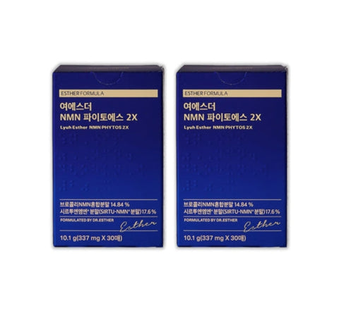 2 X ESTHER FORMULA NMN Phytos 2X, 30 Sheets from Korea_KT