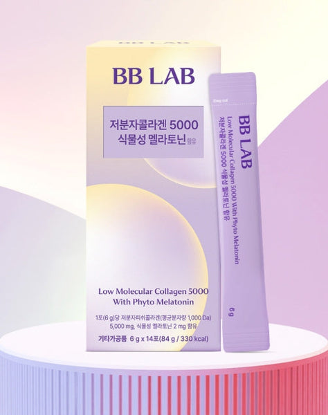 3 x Nutrione BB Lab Low Molecular Collagen 5000 With Phyto Melatonin (6g x 14 Sachets) from Korea