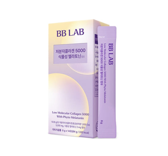 Nutrione BB Lab Low Molecular Collagen 5000 With Phyto Melatonin (6g x 14 Sachets) from Korea