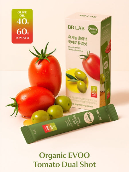 Nutrione BB Lab Organic EVOO Tomato Dual Shot (20g x 10 Pouches) from Korea