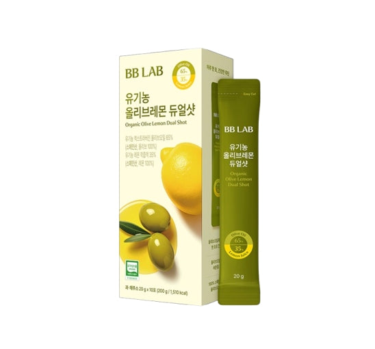 Nutrione BB Lab Organic Olive Lemon Dual Shot 200g (10 Sticks) from Korea