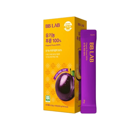 3 x Nutrione BB Lab Organic Prune 100% (20g x 10 Pouches) from Korea