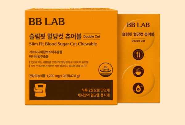 3 x Nutrione BB Lab Slim Fit Blood Sugar Cut Chewable 47.6g (28 Tablets) from Korea