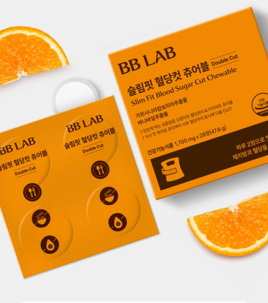 3 x Nutrione BB Lab Slim Fit Blood Sugar Cut Chewable 47.6g (28 Tablets) from Korea