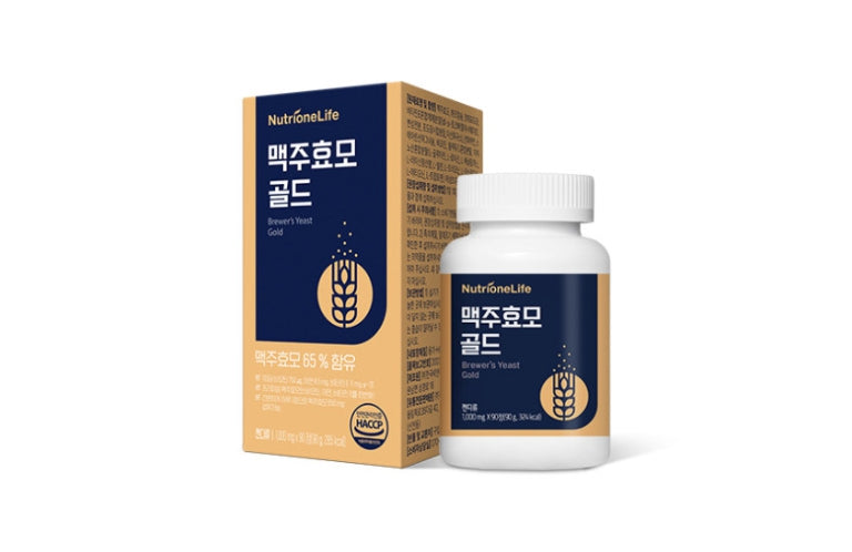 2 x NutrioneLife Brewer's Yeast Gold (90 Tablets) from Korea