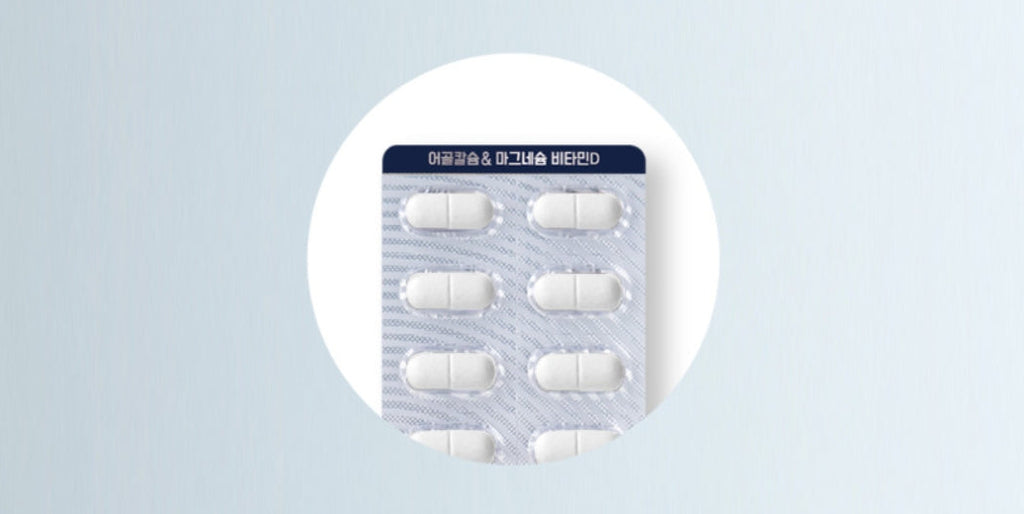 3 x NutrioneLife Fish Bone Calcium & Magnesium Vitamin D (60 Tablets) from Korea