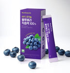 3 x NutrioneLife NFC Organic Blueberry Extract 100% 280g (20g x 14 Sticks) from Korea