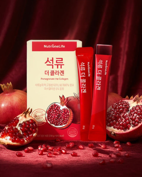 NutrioneLife Pomegranate the Collagen 280g (20g x 14 Sticks) from Korea