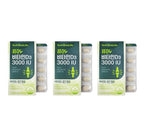 3 x NutrioneLife Pure Vitamin D 3 3000IU 30g (60 Tablets) from Korea