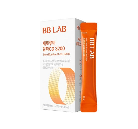 Nutrione BB LAB Zero Routine α-CD 3200 49g (3.5g x 14 sachets) from Korea