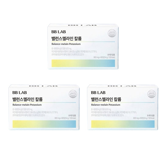 3 x Nutrione BB Lab Balance-melain Potassium 54g (60 Tablets) from Korea