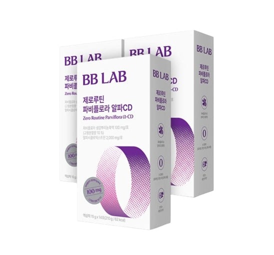 3 x Nutrione BB Lab Zero Routine Parviflora Alpha CD (15g x 14 sticks) from Korea