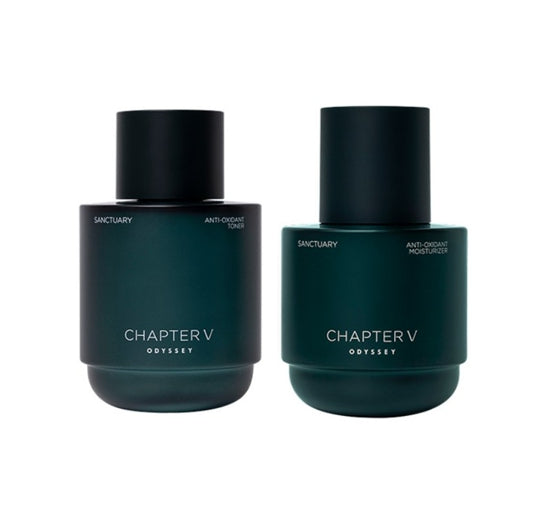 [MEN] ODYSSEY Chapter V Sanctury Anti-Oxidant Toner 140ml + Moisturizer 110ml from Korea by ODYSSEY