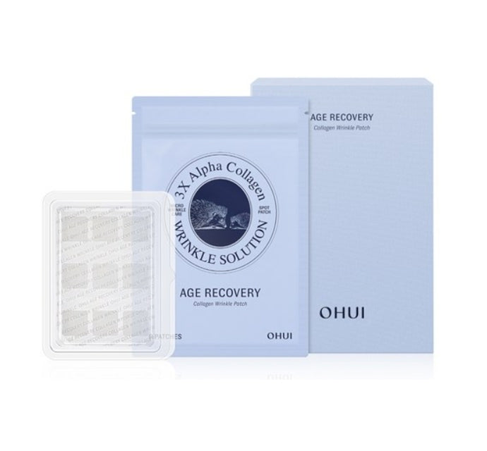 OHUI Age Recovery Collagen Wrinkle Patch – 9 Patches, Anti-Aging Care from Korea